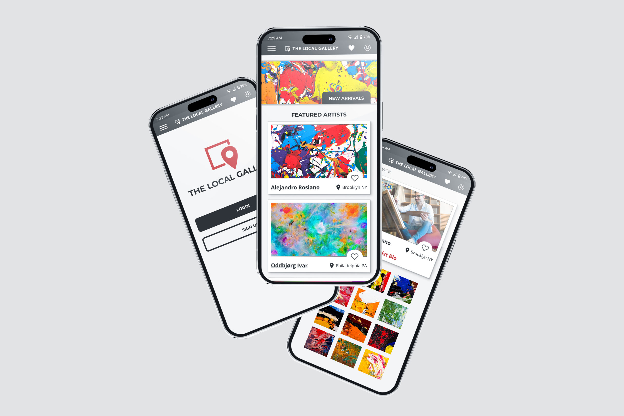 Artist Bio App feature